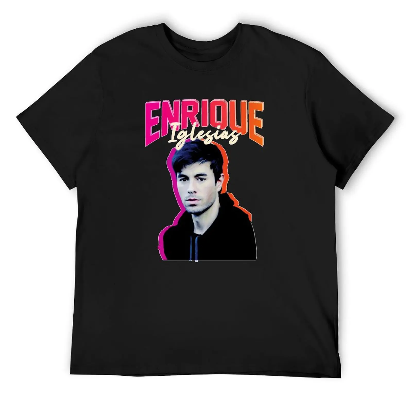 ENRIQUE IGLESIAS 1 T-Shirt tees custom t shirt boys whites basketball graphic tees men workout shirt