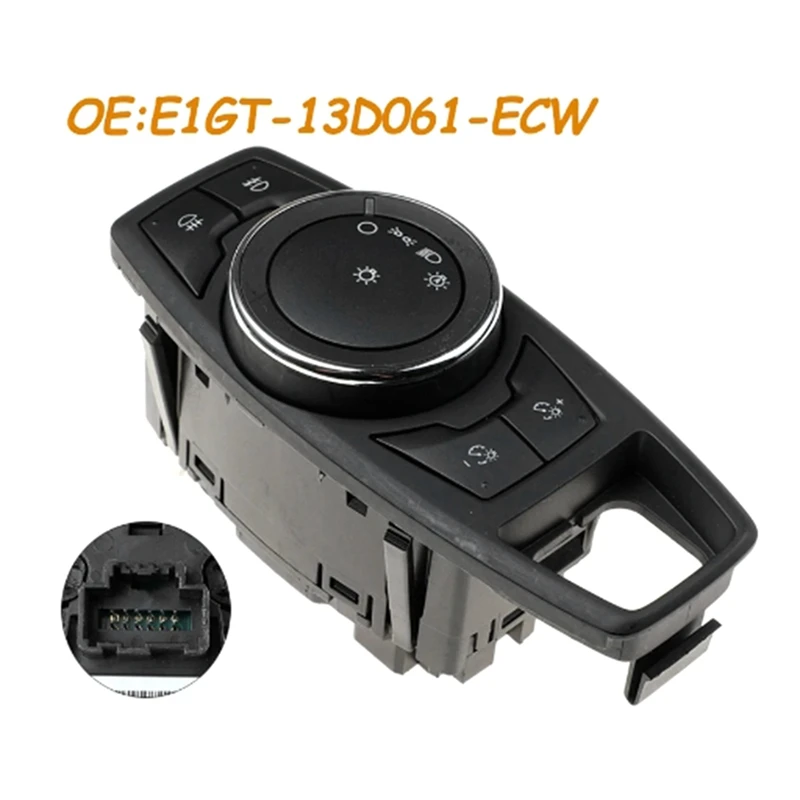 E1GT-13D061-ECW E1GT13D061ECW Car Headlight Fog Light Control Switch Car Light Switch for Ford