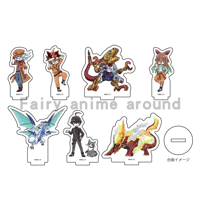 Game Yu-Gi-Oh! GO RUSH! Mini Figure Doll Anime YuGiOh Oudou Yuuhi Yuamu Yudias Velgear Acrylic Stand Model Cosplay Toy Gift