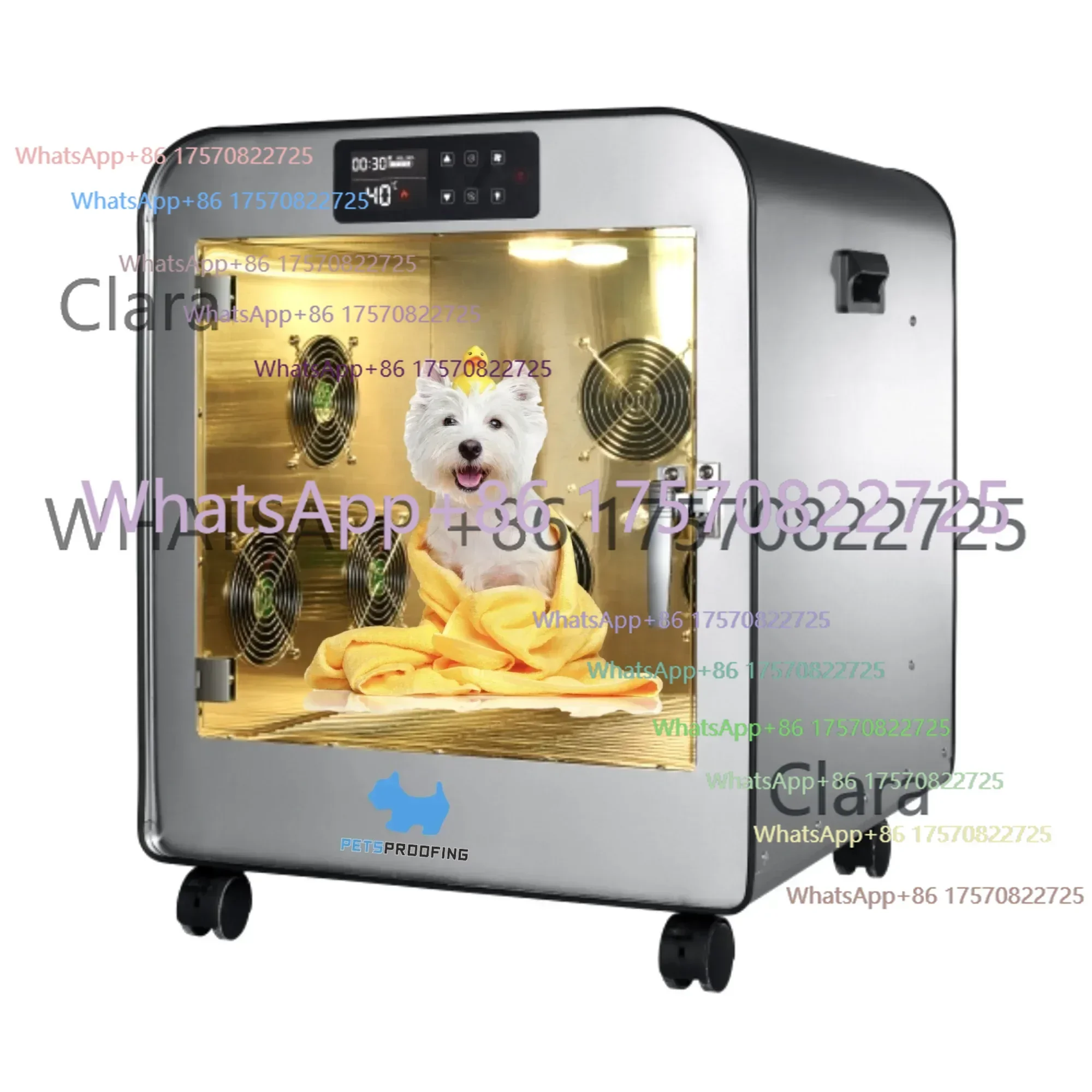 Super Value Factory StoreAutomatic por   cat pets pet grooming hair dryer box room vacuum drying machine blower dryers for dog l