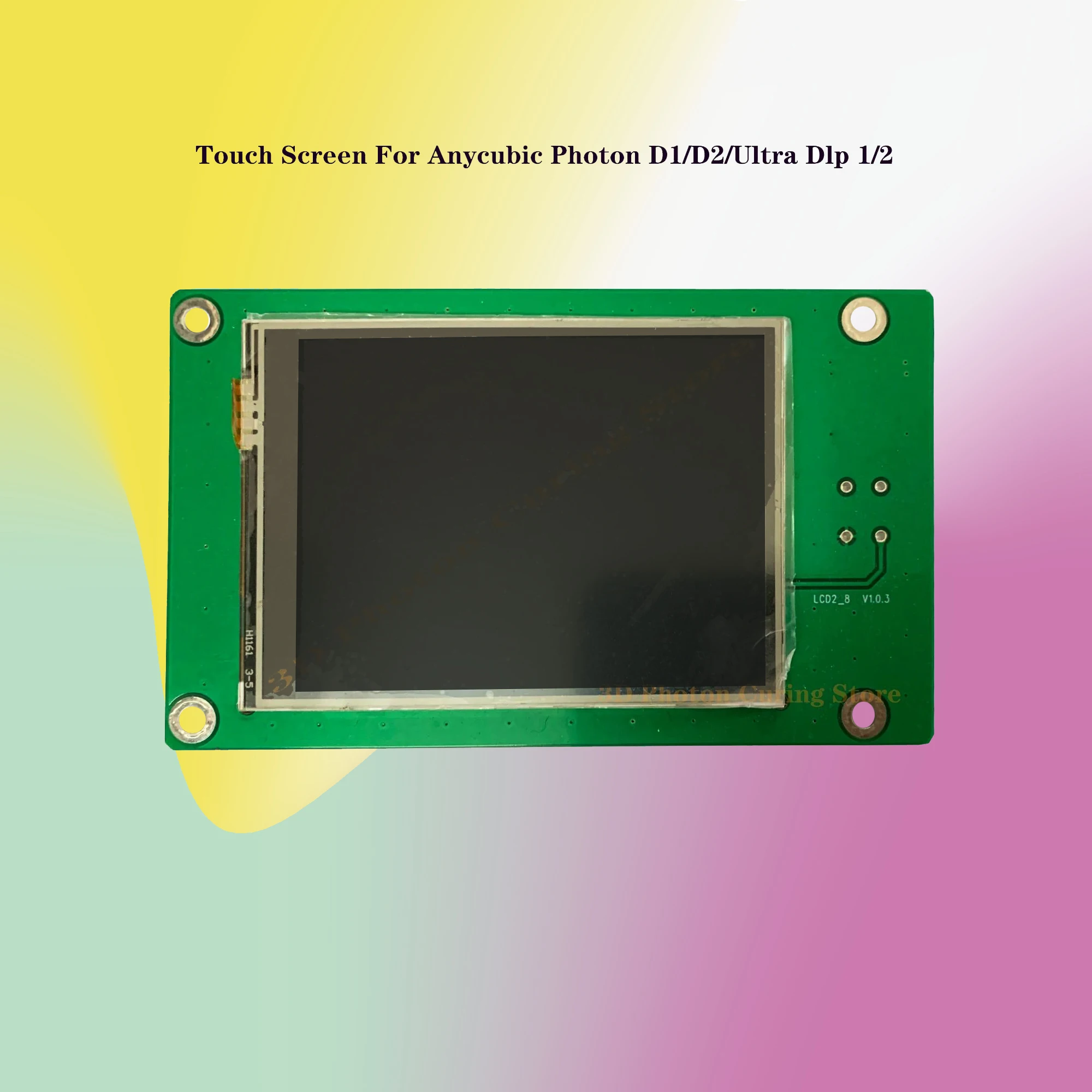 ANYCUBIC Photon D1 D2/ultra dlp DMD 3D-printerweergave touchscreen 2,8-inch bediening LCD UI Icon-bedieningspaneel klik om af te drukken