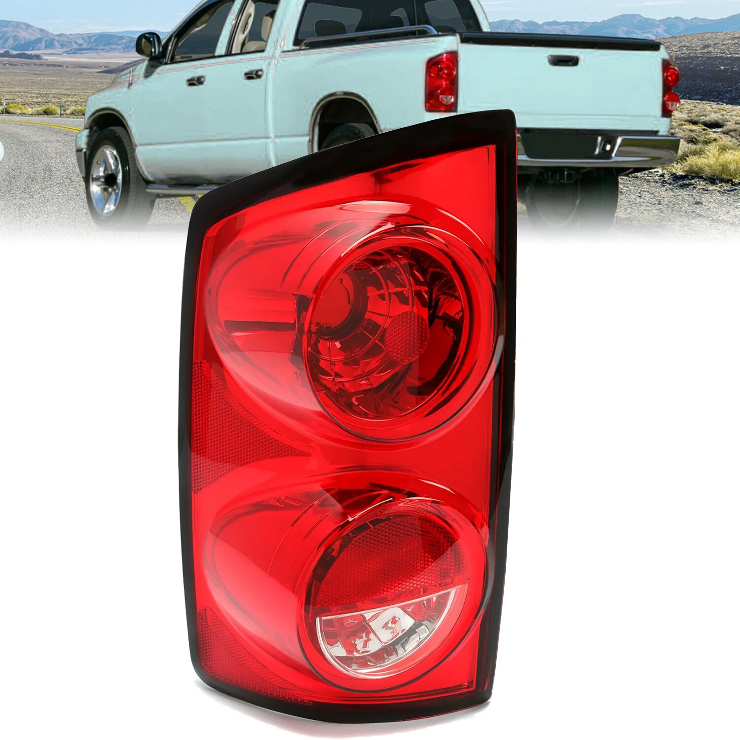 

Driver Left Side Tail Light Lamp For 2007-2008 Dodge Ram 1500 2007-2009 Ram 2500