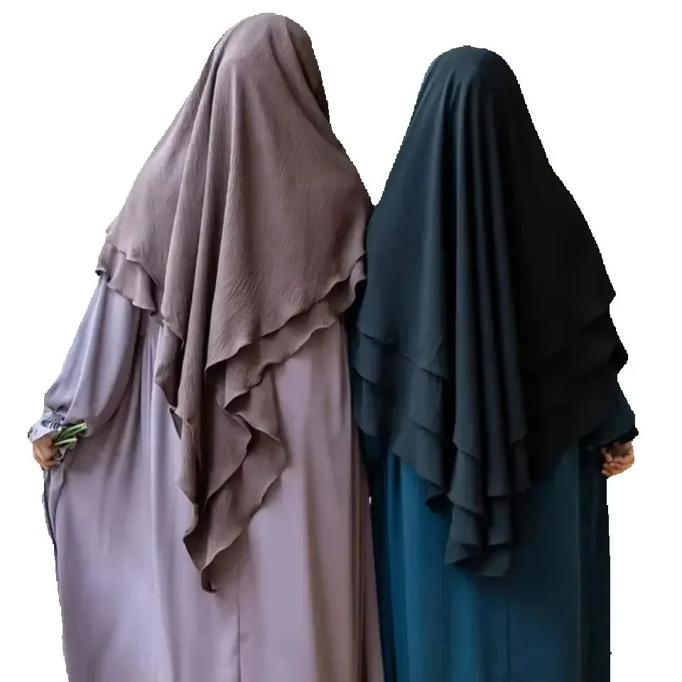 

Eid Hooded Long Khimar Overhead Prayer Garment Muslim Women Scarf Hijab Ramadan Islamic Dubai Niqab Nikab Burqa Arab Tops Kaftan