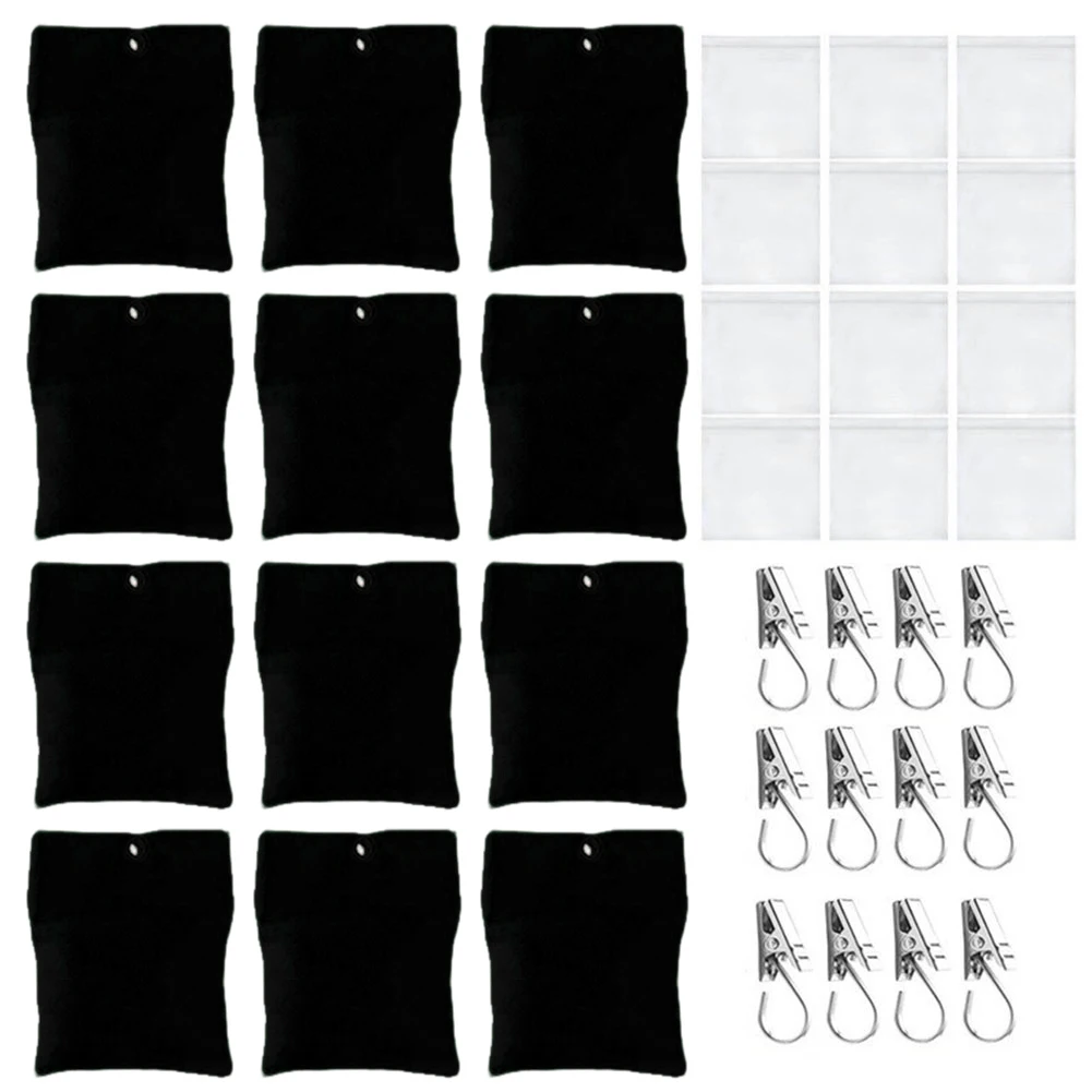 For Outdoor Use Weighted Bags Wind Protection Secure Outdoor Drapery Bags Garden Decoration 8 12 Pack Canvas Fabric
