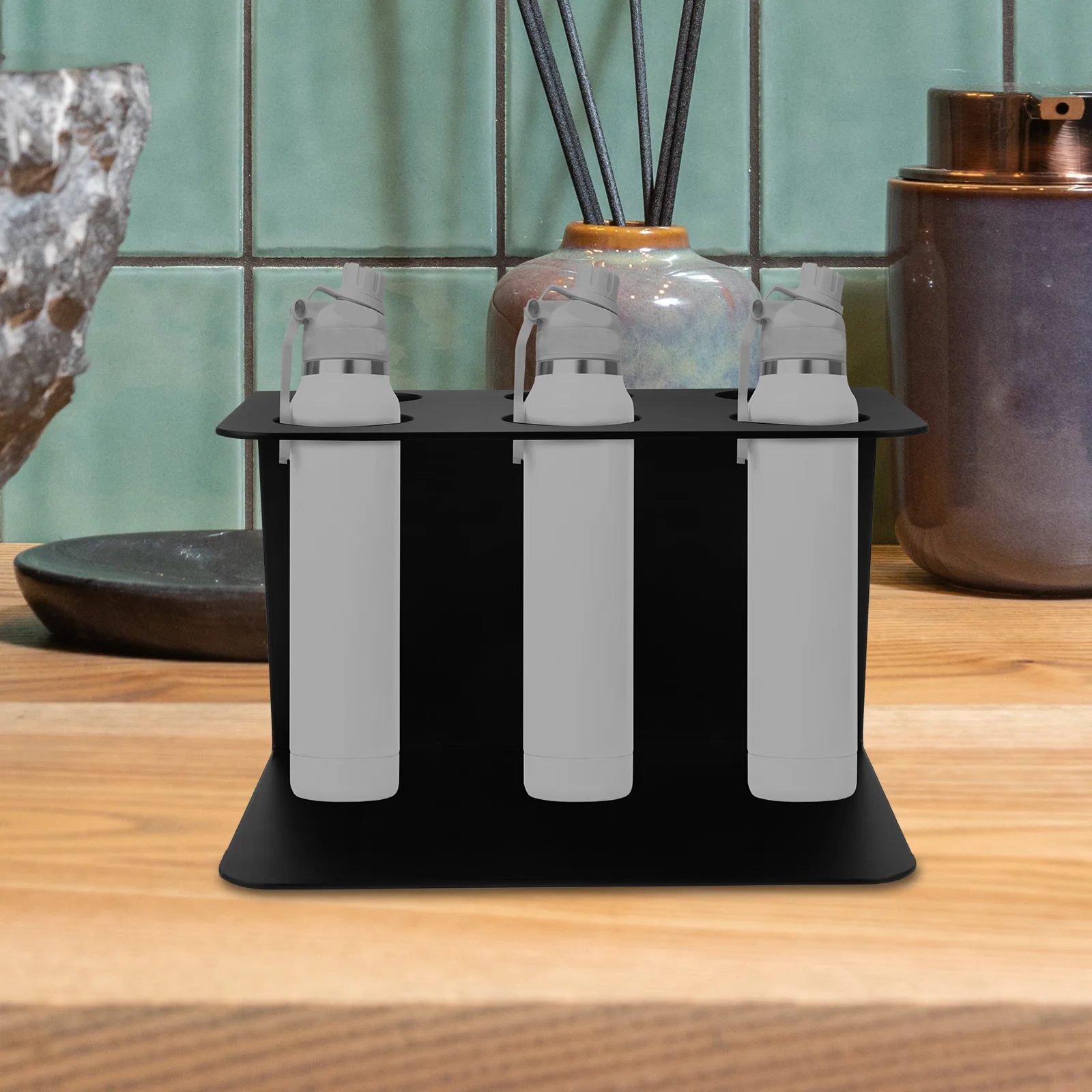 

Flavor Tube Rack Holder Metal Iron Water Bottle Cup St Accessories Metal Storage Holder Lightweight Practical