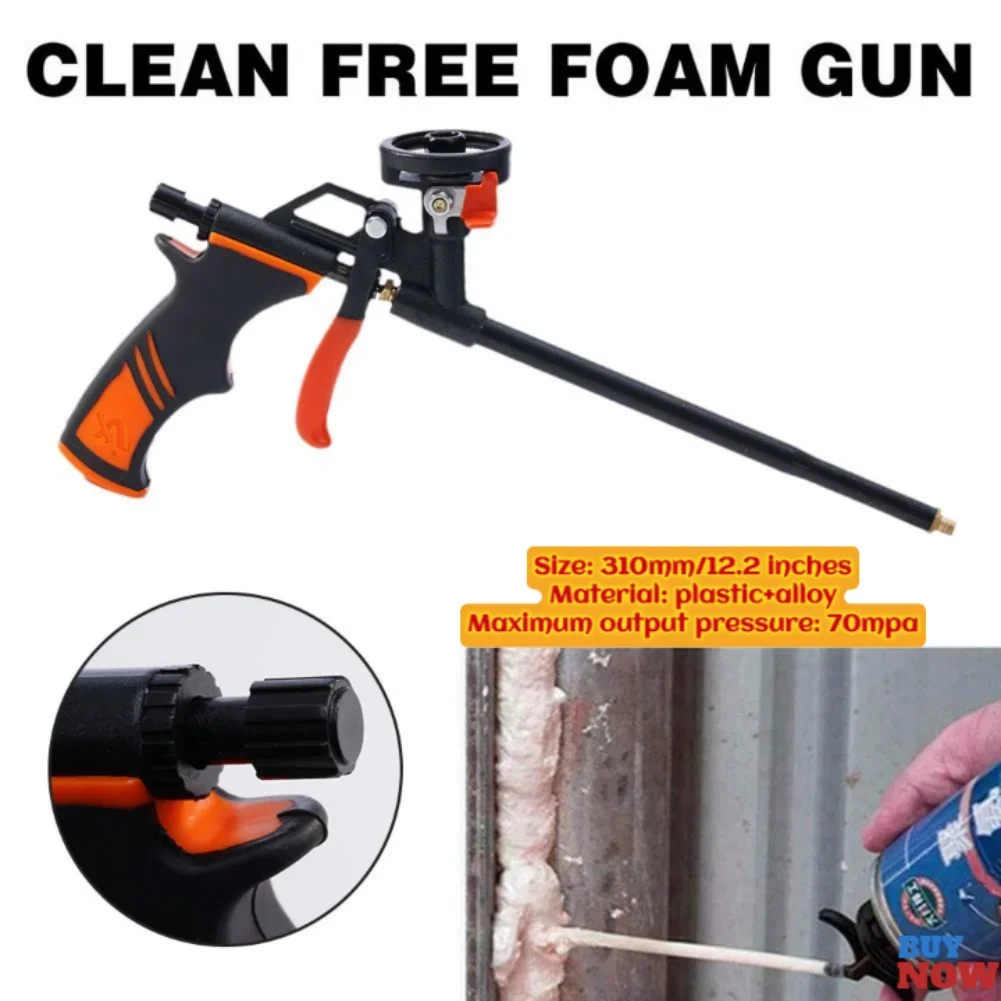

1PC Polyurethane Foam Agent Perfluorocarbon Foam Gun Manual Tool For House Renovat Expansion Foam Spray Gun Free Cleaning