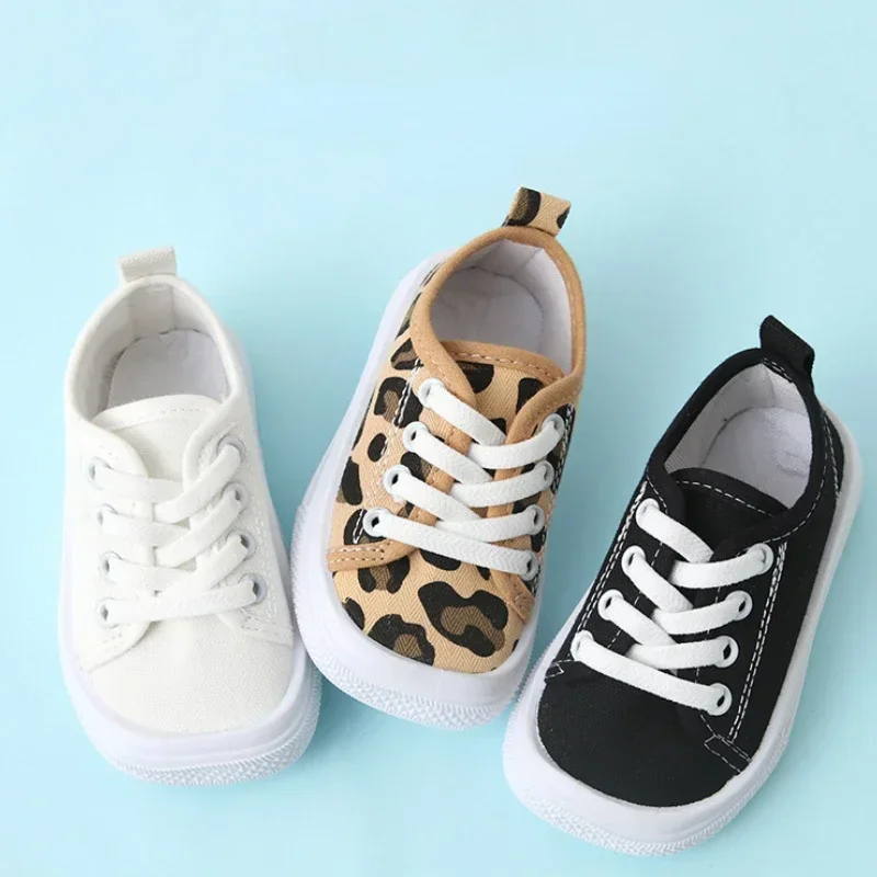 Kid Shoe Autumn New Boy Sport Shoe Solid Color Simple Kid Shoe Versatile Casual Sneakers Daily Wear Canvas Shoezapatillas Niño