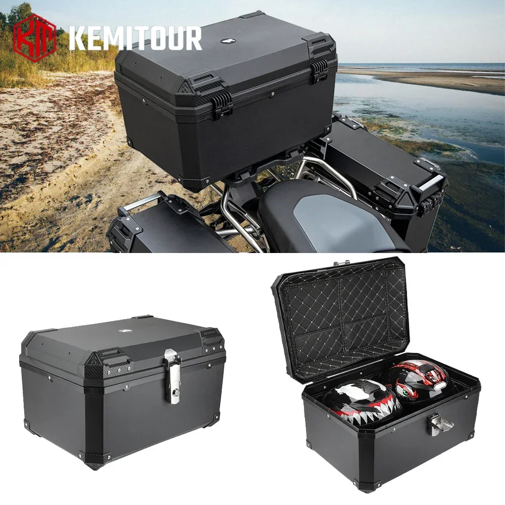 

Motorcycle Top Box For BMW R1200GS R1250GS Adv Adventure 68L Universal Storage 2 Helmet For Honda For Suzuki Tail Box Rear Case