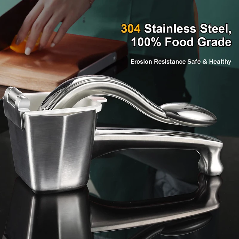 Lemon Squeezer 304 Stainless Steel Manual Citrus Orange Fruit Juicer Labor-saving Large Capacity Juice Press