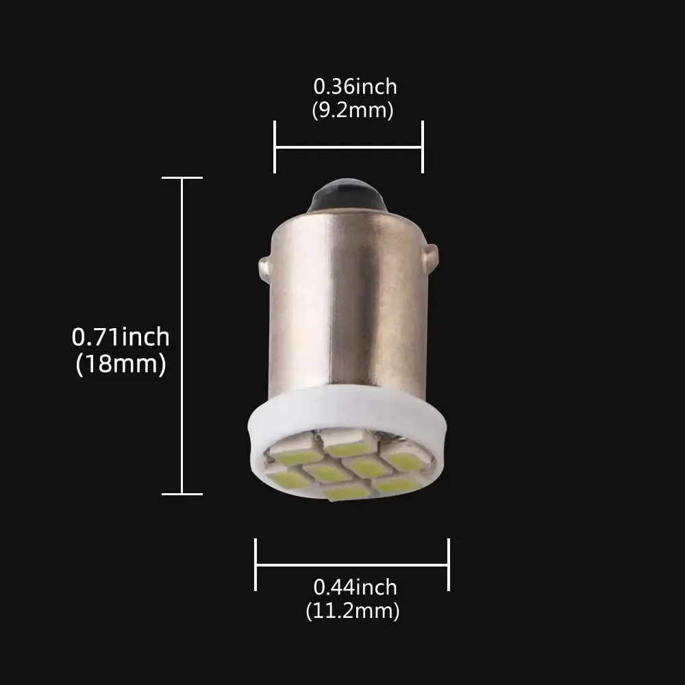 BA9S BA9 1895 1891 53 57 64111 3893 لمبة LED خالية من الأخطاء، فائقة السطوع 3020-SMD استبدال لمبات السيارة الداخلية لخريطة القبة باللون الأبيض