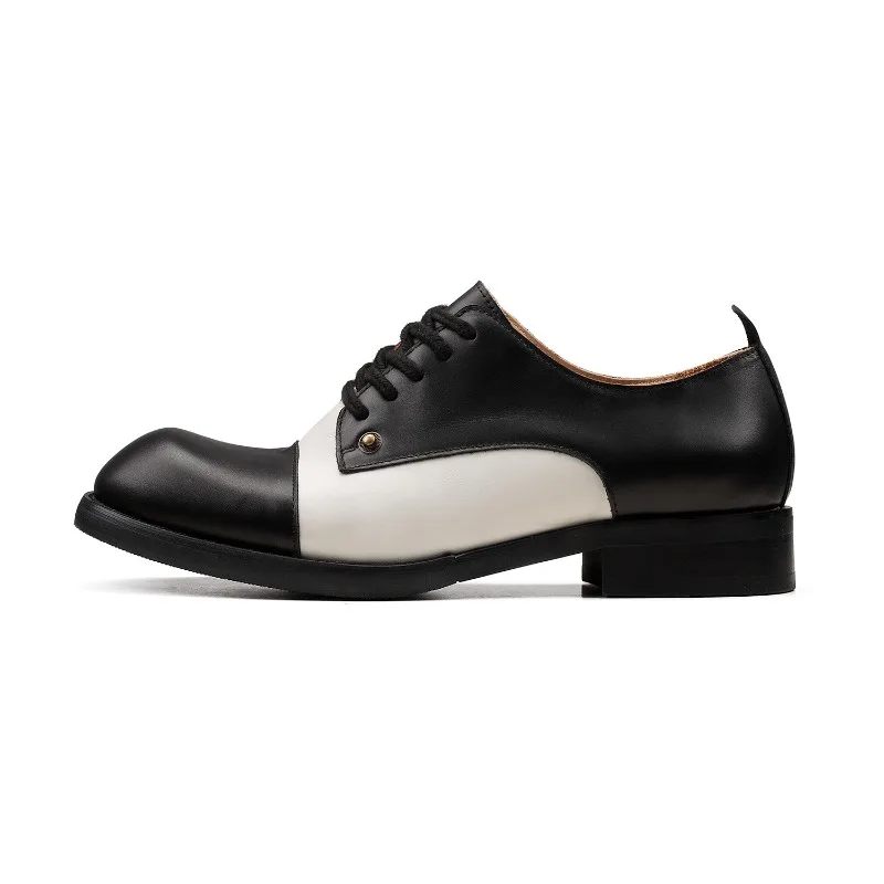 

Luxury Fashion Genuine Leather Casual Business Gentleman Derby Shoes Men Cowhide Lace Up High Quality Dress Leather Shoes Male