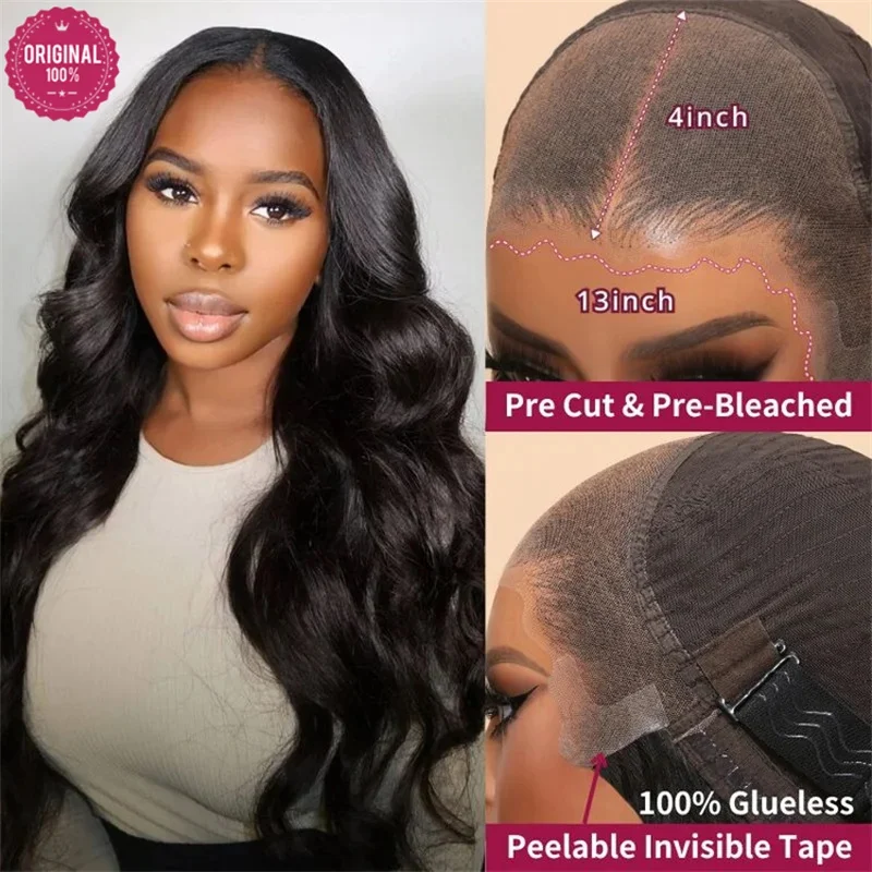 Beautyforever 3D Body Wave 7x5 Bye Bye KNOTS Glueless Wig Human Hair Ready To Wear Brazilian Human Hair Wig Small Head Friendly