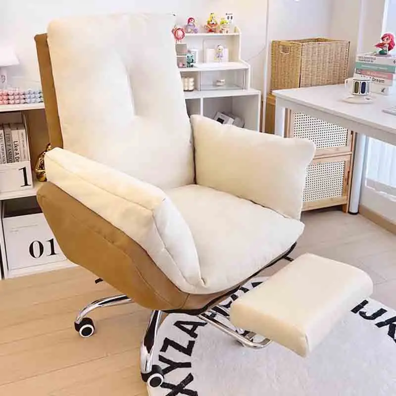 Working Barber Office Chairs Swivel Bedroom Relax Leather Office Chairs Metal Mobile Cadeira Para Computador Bureau Furnitures