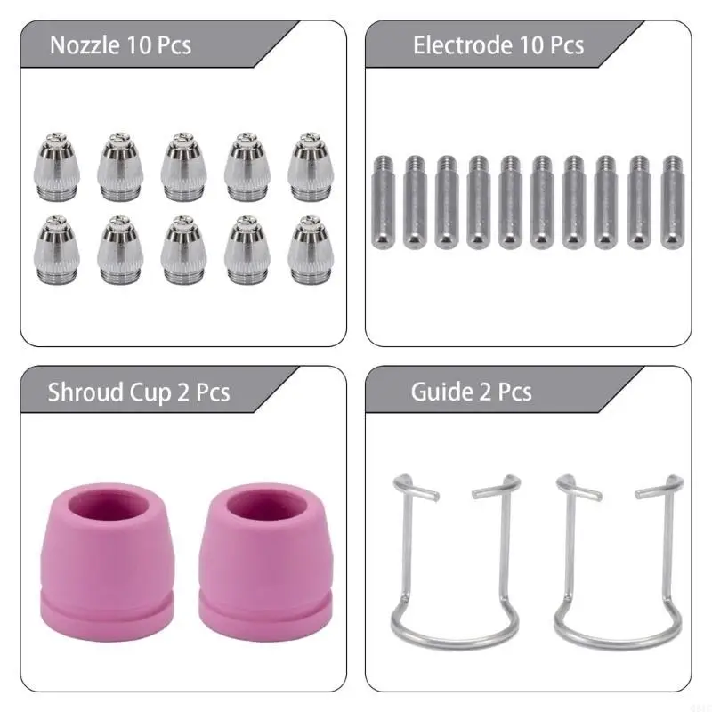 

Q81C AG60 SG55 WSD60P Plasma Cutter Cutting Torch Tip Nozzles Consumables