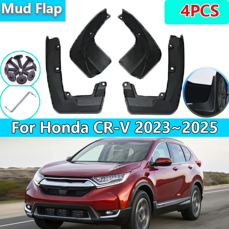 

Car Mud Guard for Honda CR-V CRV CR V 2023 2024 2025 RS Splash Guards Mudguard Mudflap Front Rear Wheels Fender Auto Accessories