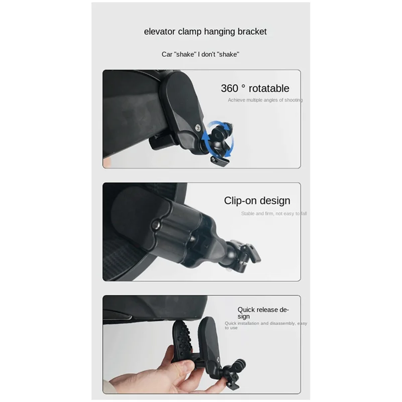 

Bracket Motorcycle Helmet Chin Bracket Suitable For Sports Camera/Mirrorless Camera/Mobile Phone/Pan Tilt Stabilizer Parts