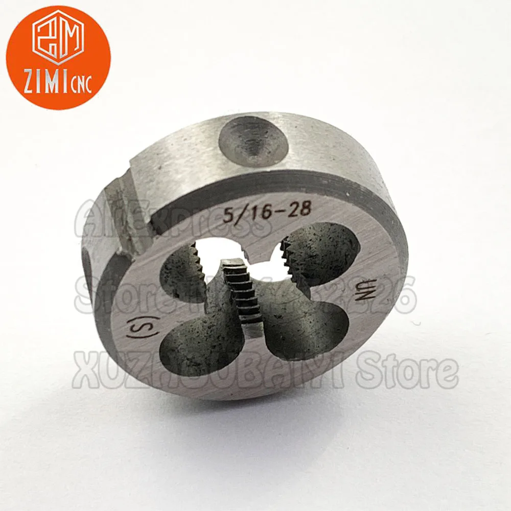 

Right Hand Round Thread Die CNC Alloy Tool Steel 5/16-28 UN Replacement American Screw Die Metalworking Threading Tools