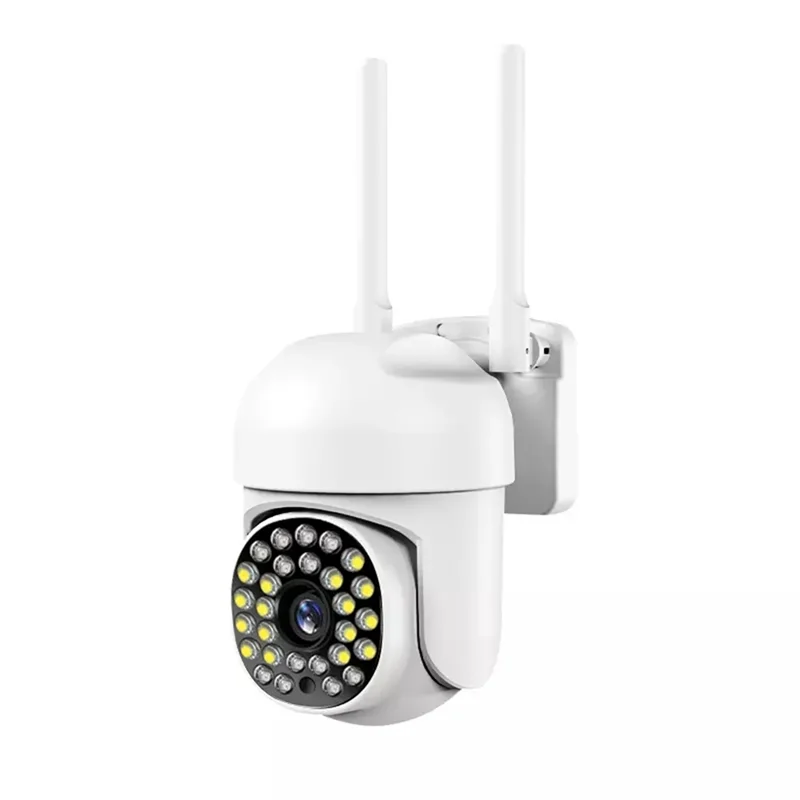 

Security Camera with Spotlights Color Night Vision Wired Surveillance Camera, Wireless WiFi Plug-In Smart Home Cameras