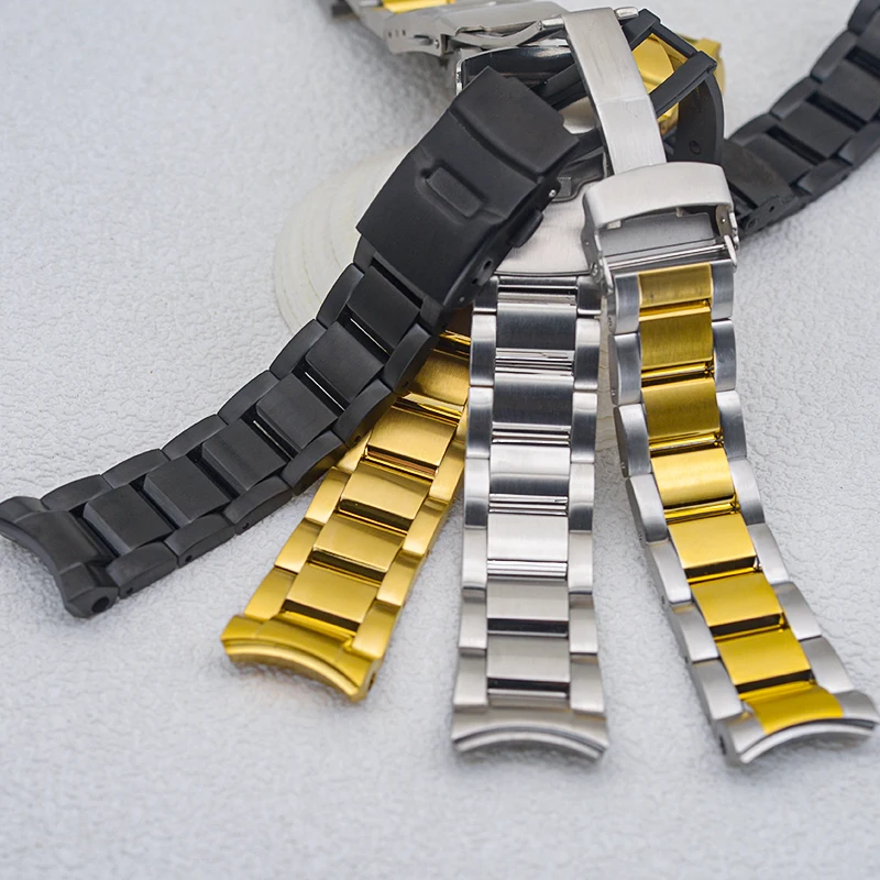 SPB185 SPB187 Case Seiko Stainless Steel Watch Bracelet Strap 20mm Fits for SPB185 SPB187 Watch Cases Replace Folding Watch Band