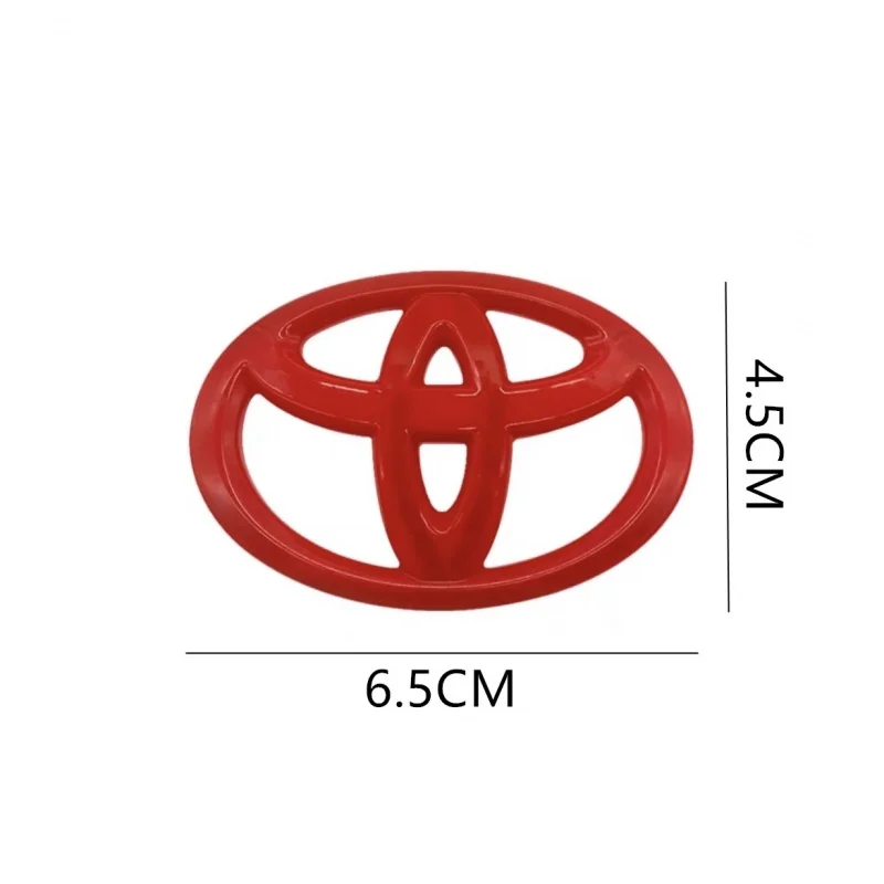 Car Steering Wheel Decorative Stickers Carbon fiber Emblem For Toyota Hilux Prius Avensis Auris Verso Corolla Camry Accessories