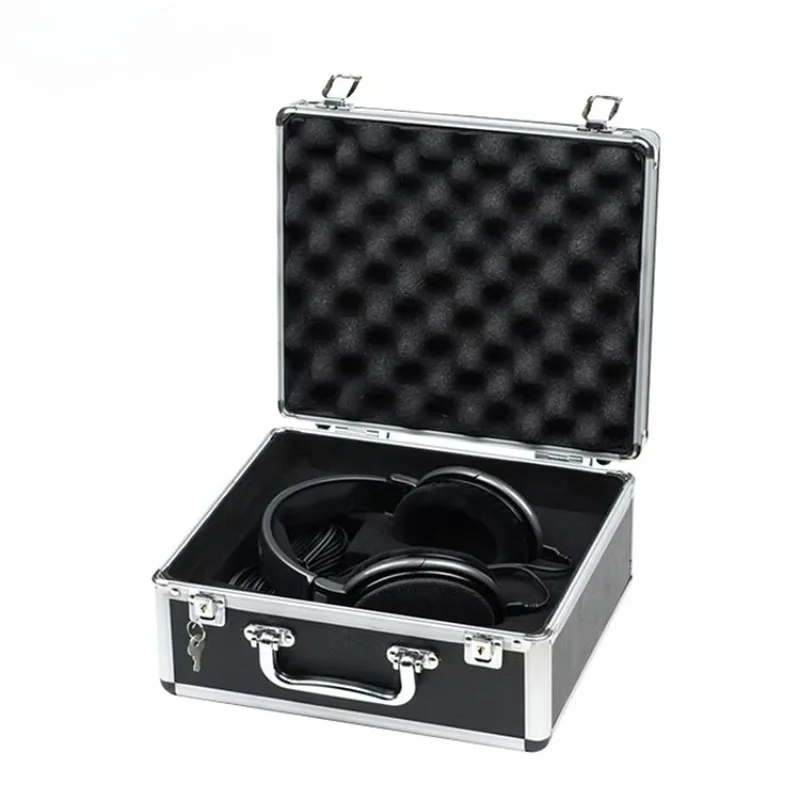 280 * 240 * 130Mm black metal hookah suitcase