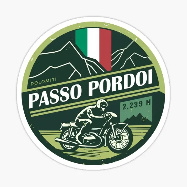 

Italy passo pordol sticker Car Stickers Sunscreen Personality Decals Scratch-Proof Cute Laptop Laptop Decor