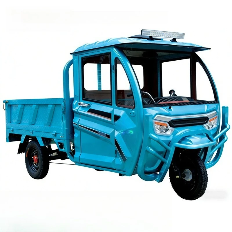 1500W Three Wheel Battery Powered 3 Wheel Cargo E Electric Tricycle 60V Farm Electric Tricycle for Adults