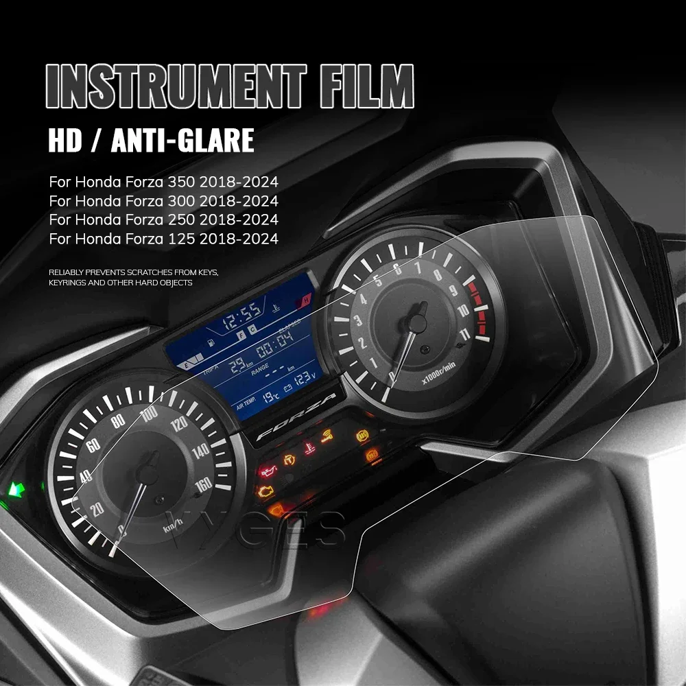 

Motorcycle Screen Protector Instrument Film Display Protection Film For Honda Forza 350 Forza350 Forza 300 250 125 2018-2024