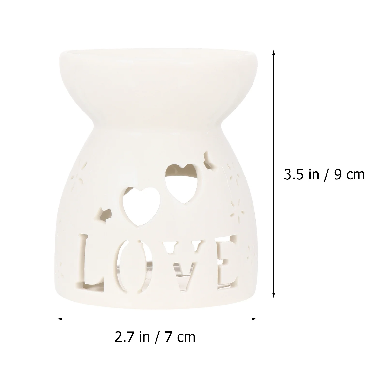 

1Pcs Ceramic Incense Burner Decorative Censer White Aromatherapy Furnace Home Office Desktop Decoration Creative Incense Holder