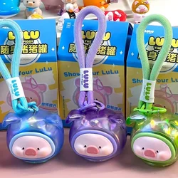 Lulu The Piggy Vinyl Toy Key Chain Pendant Collection Decoration Ornamnet Model Desktop Figure Figurine Friends Birthday Gifts