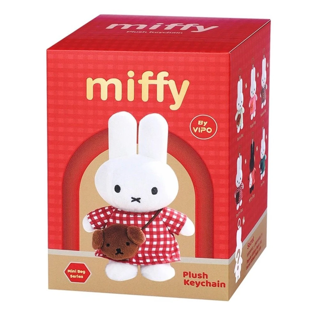 Kawaii Miffy Crossbody Tas Pluche Sleutelhanger Schattig Konijnenknuffeltje Blind Box Speelgoed Mini Crossbody Tas Snuffy Hond Hanger Tas Meisjes Cadeau
