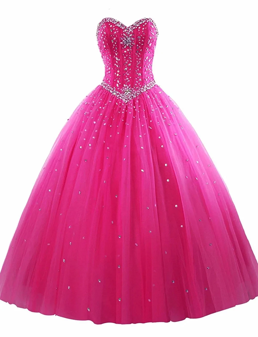 Frisado Lace Up Quinceanera Vestidos, Frisado Lace Up vestido de baile, Doce 16 Prom Party Gown, New Sweetheart, B2024-48