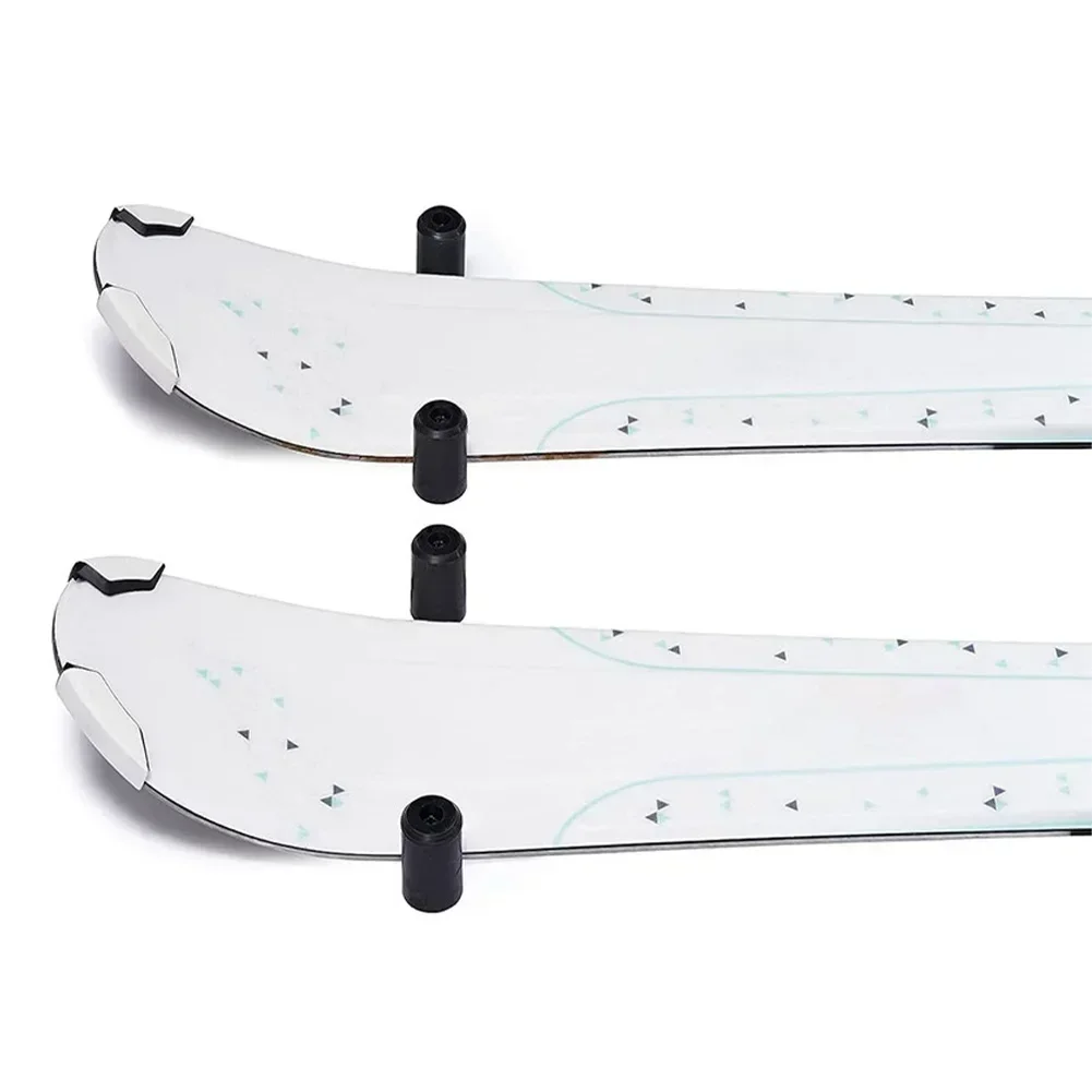 Vertikaler Wandhalter für Skiausrüstung zur Garagenaufbewahrung, vulkanisiertes Gummi, hervorragender Halt, einfache Installation, Snowboard-Aufbewahrungslösung