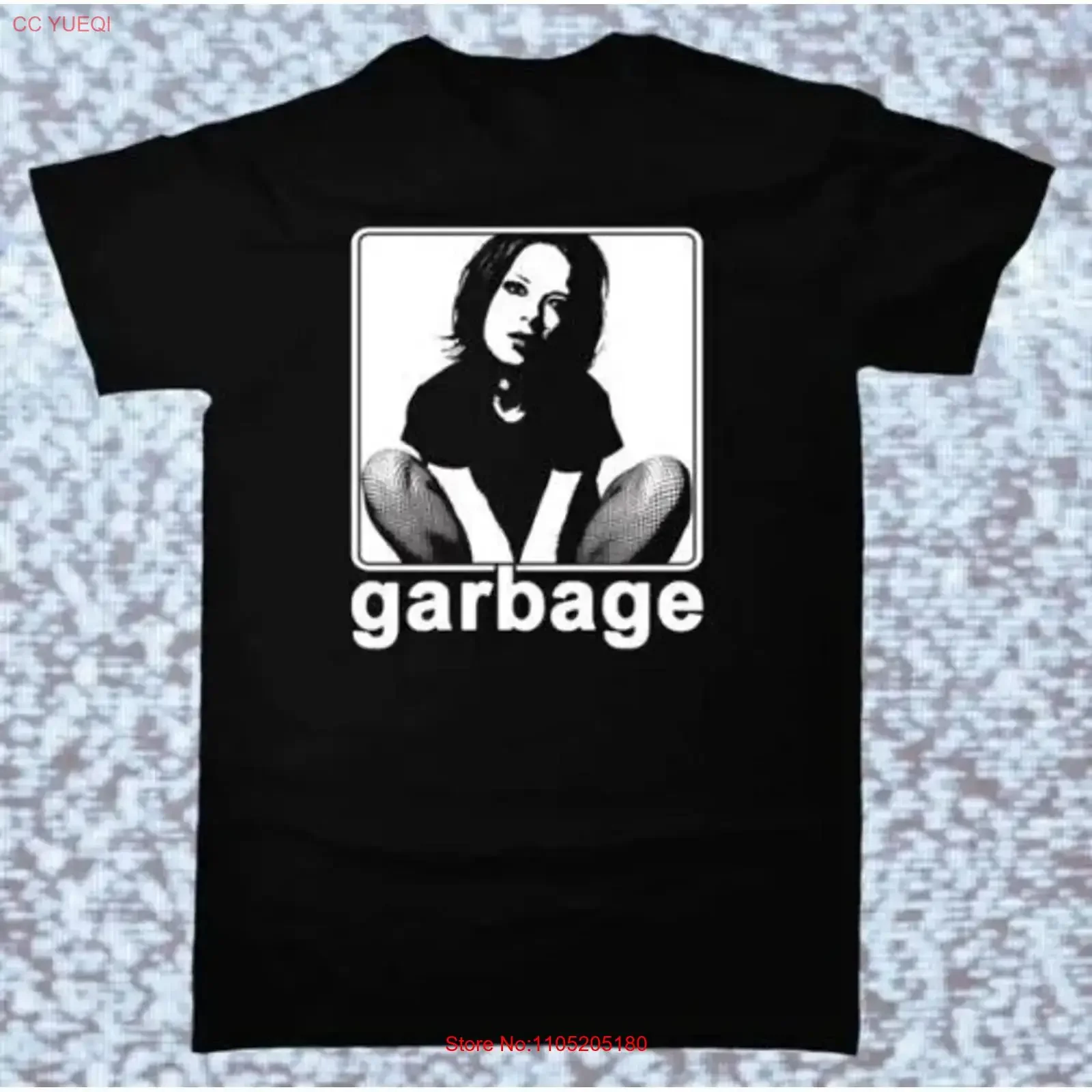 GARBAGE Shirley Manson Classic T Shirt band music vintage Washed Slightly Casual Stylish Versatile streetwear Stretched Soft
