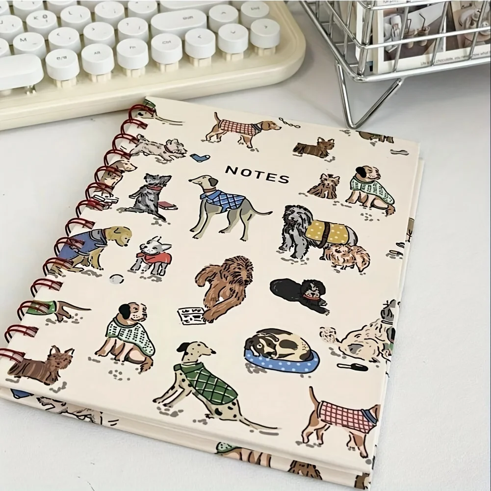 50 Sheets A5 Notebook High-End Cute Dog A5 Spiral Notebook with Unique Practical Note Pad  Journals  Cute Note Books for Girls