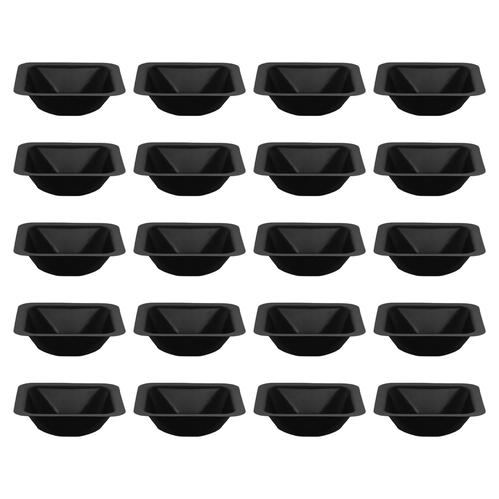 

20 PCS Laboratory Weighing Dishes Tray Electronic Scale Trays Boats Plate Mixing Plastic Working Pan Food