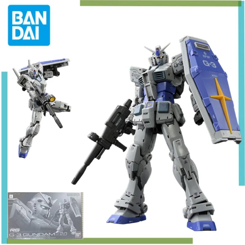 

Bandai Original Anime Assemble Model Action Figure RG 1/144 G-3 GUNDAM Ver.2.0 E.F.S.F. PROTOTYPE CLOSE-COMBAT MOBILE SUIT