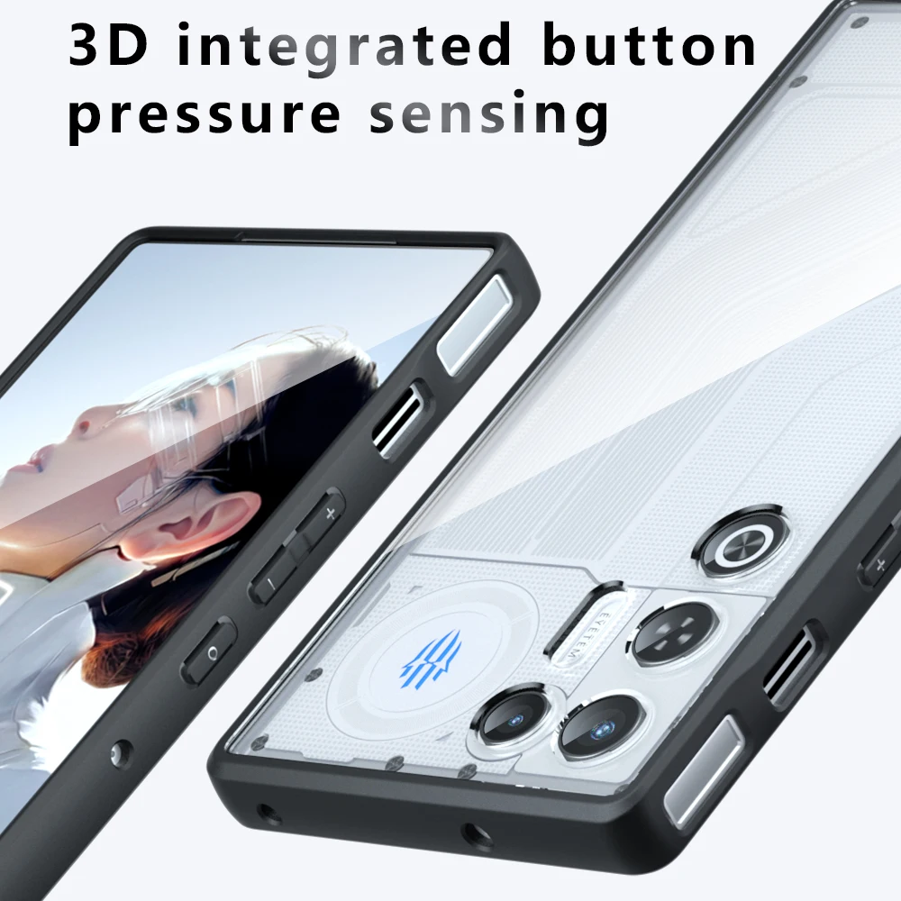 Skin Sensation Airbag Anti Drop Case Cover for ZTE Nubia RedMagic 11 Air Mircropyle Back Case Cover Fundas Red Magic 10 11 Pro+