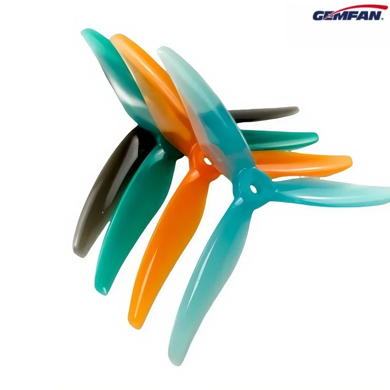 Tres palas 51466-V2 GEMFAN 5 pulgadas 2CW y 2CCW FPV palas de hélice de alta eficiencia resistentes a golpes