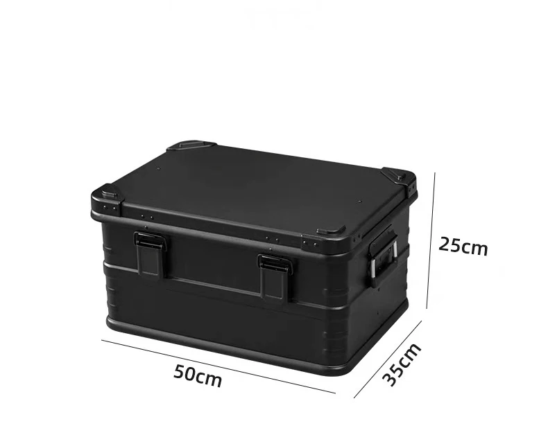 Aluminum Storage Box Large Capacity Outdoor Camping Equipment Car Portable Storage Box