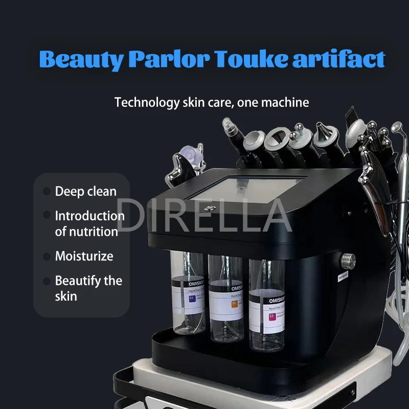 Professionele Hydra 8/10 in 1 Bubble Skin Beauty Machine Face Lift Stevige Zuurstof Jet Peeling Multifunctionele Facial Spa-apparatuur