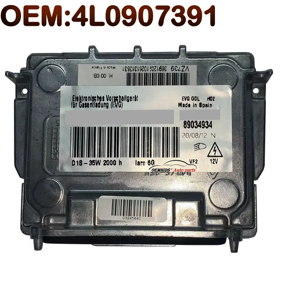 Original Oemhids 89034934 4LO907391 D1S HID Ballast For Q7 X1 Leon Mito Jetta Xenon Headlight Control Driver Module