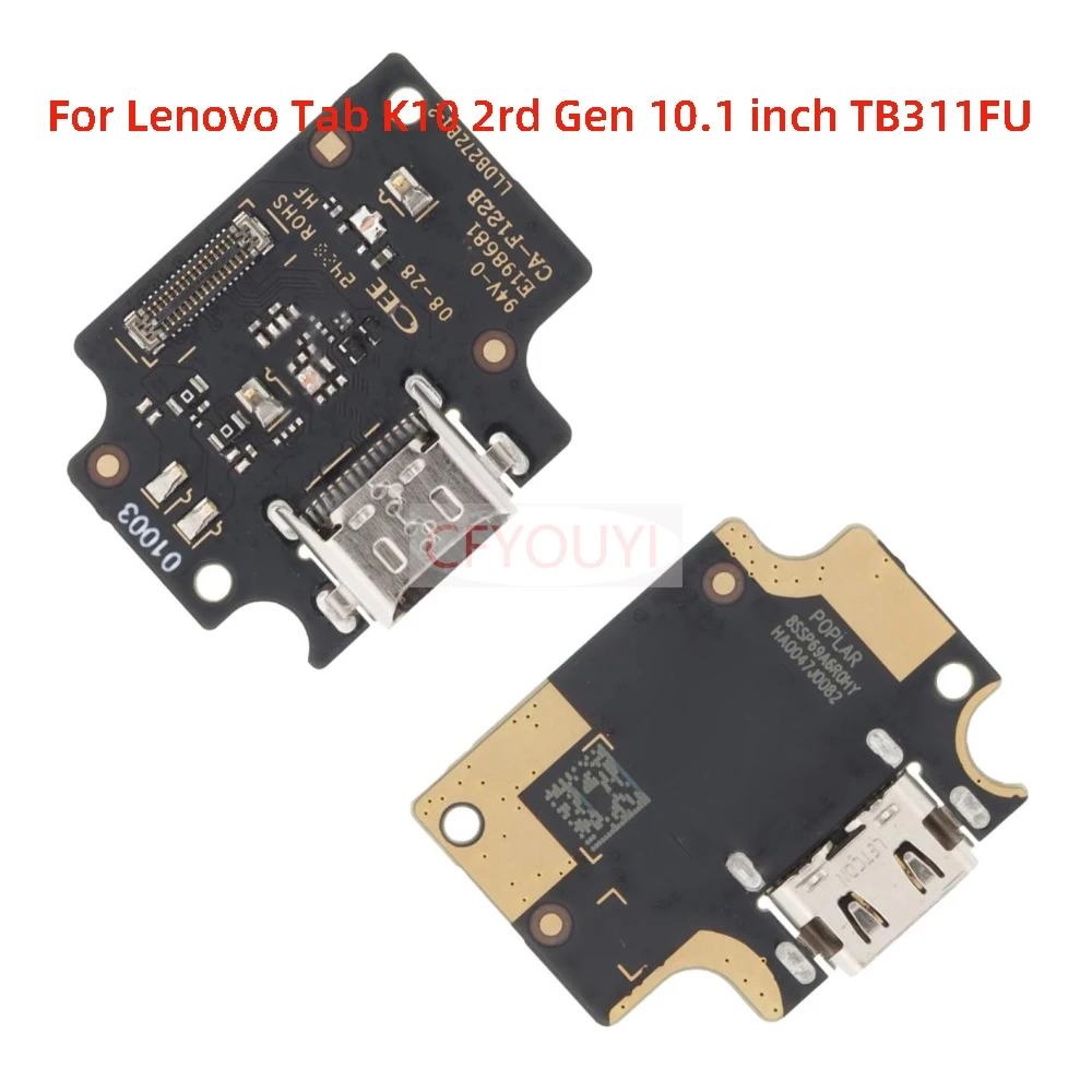 For Lenovo Tab K10 2rd Gen 10.1 inch TB311FU Dock Connector Charger Board USB Charging Port Flex Cable Replacement Part
