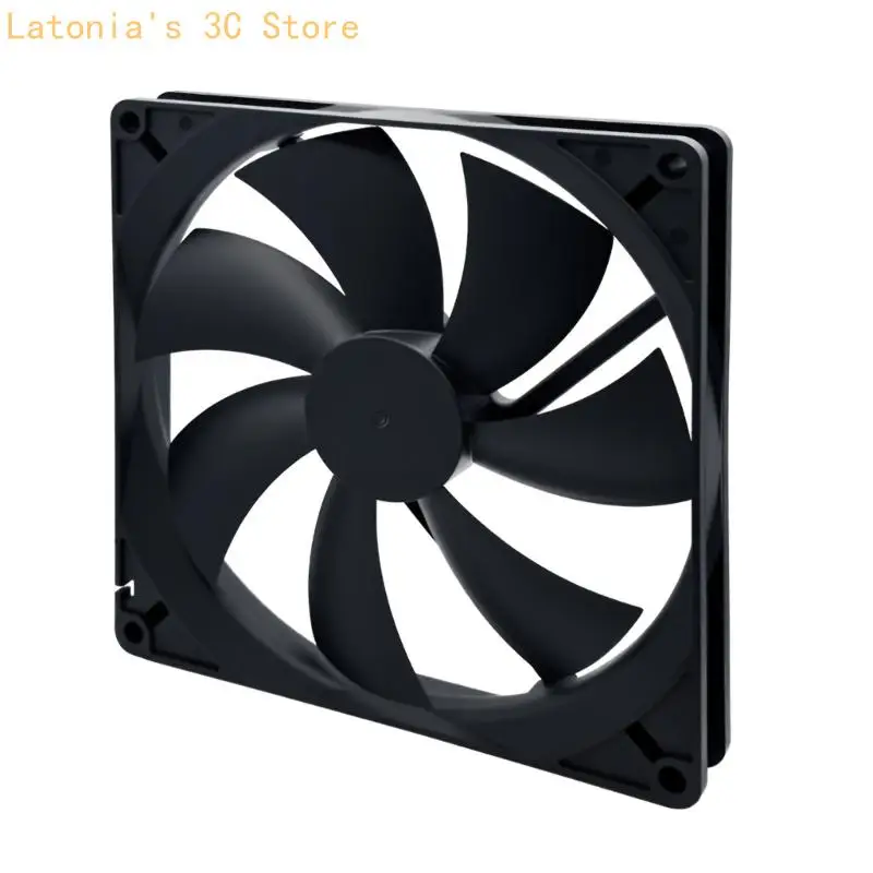 180x180x25mm Lüfter 80CFM Luftstrom 12V für verschiedene Umgebungen Geräuscharm X3UB – Detail 9