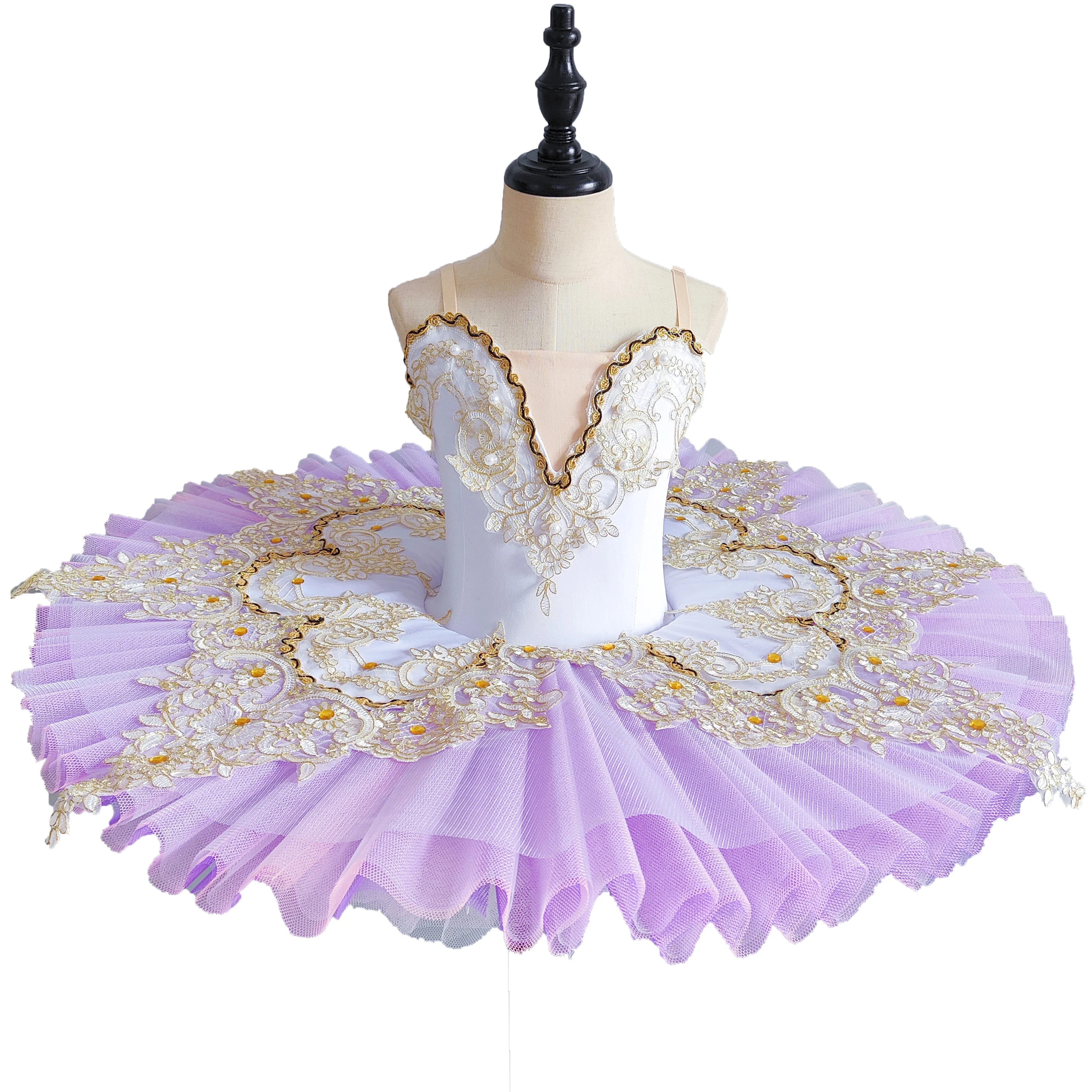 Nieuwe Professionele Ballet Tutu Meisjes Platter Pannenkoek Tutu Ballerina Party Jurk Volwassen Vrouwen Kind Kids Ballet Dans Kostuum