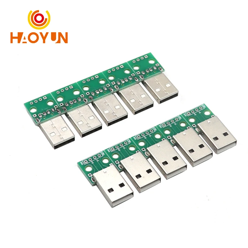 【10-5PCS】USB to 2.0 3.0 female/male USB2.0 male head PBC adapter board data module