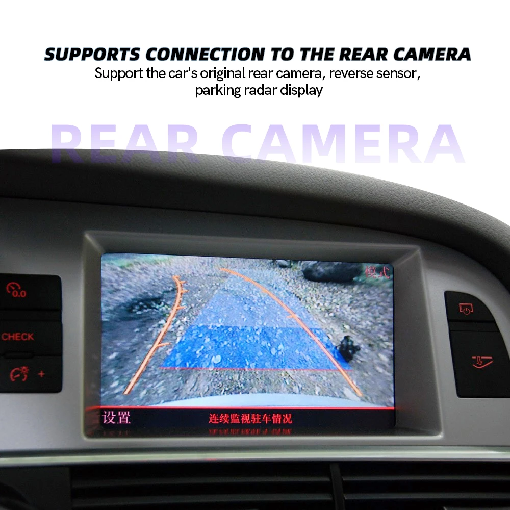 Radio de coche inalámbrico CarPlay Android Auto de 7 pulgadas para Audi Q7 4L 2005-2015 MMI 2G MMI 3G Reproductor de vídeo multimedia con pantalla táctil Linux con YouTube en línea Airplay Autolink Mirror Link WiFi Bluetooth GPS Navegación 6
