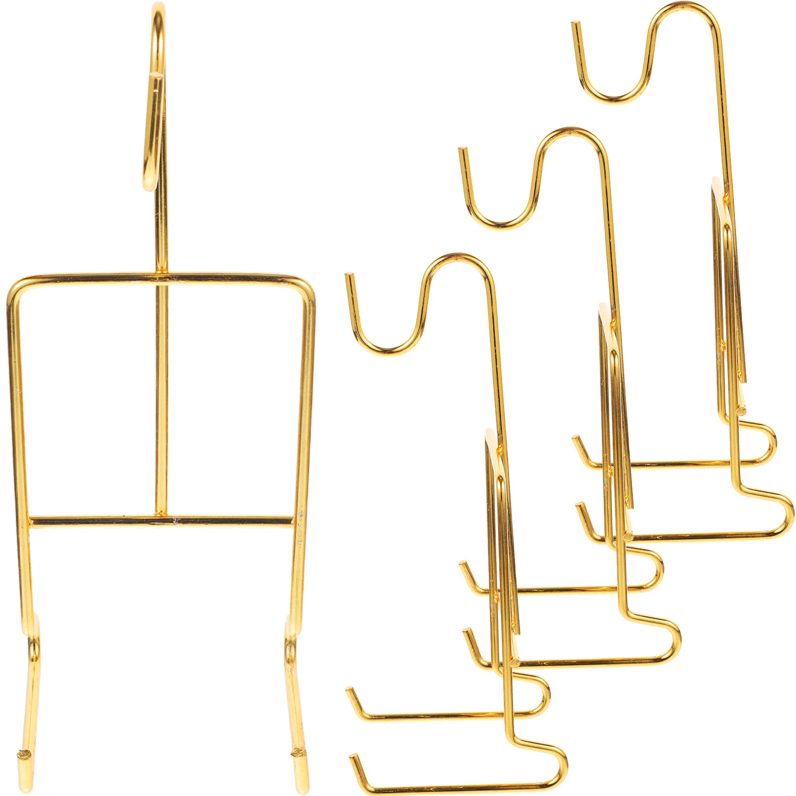 

4Pcs Coffee Cup Rack Sturdy Iron Frame Hollow Design Quick Drying Kitchen Accessory Mug Display Stand Coffee Cup Holder