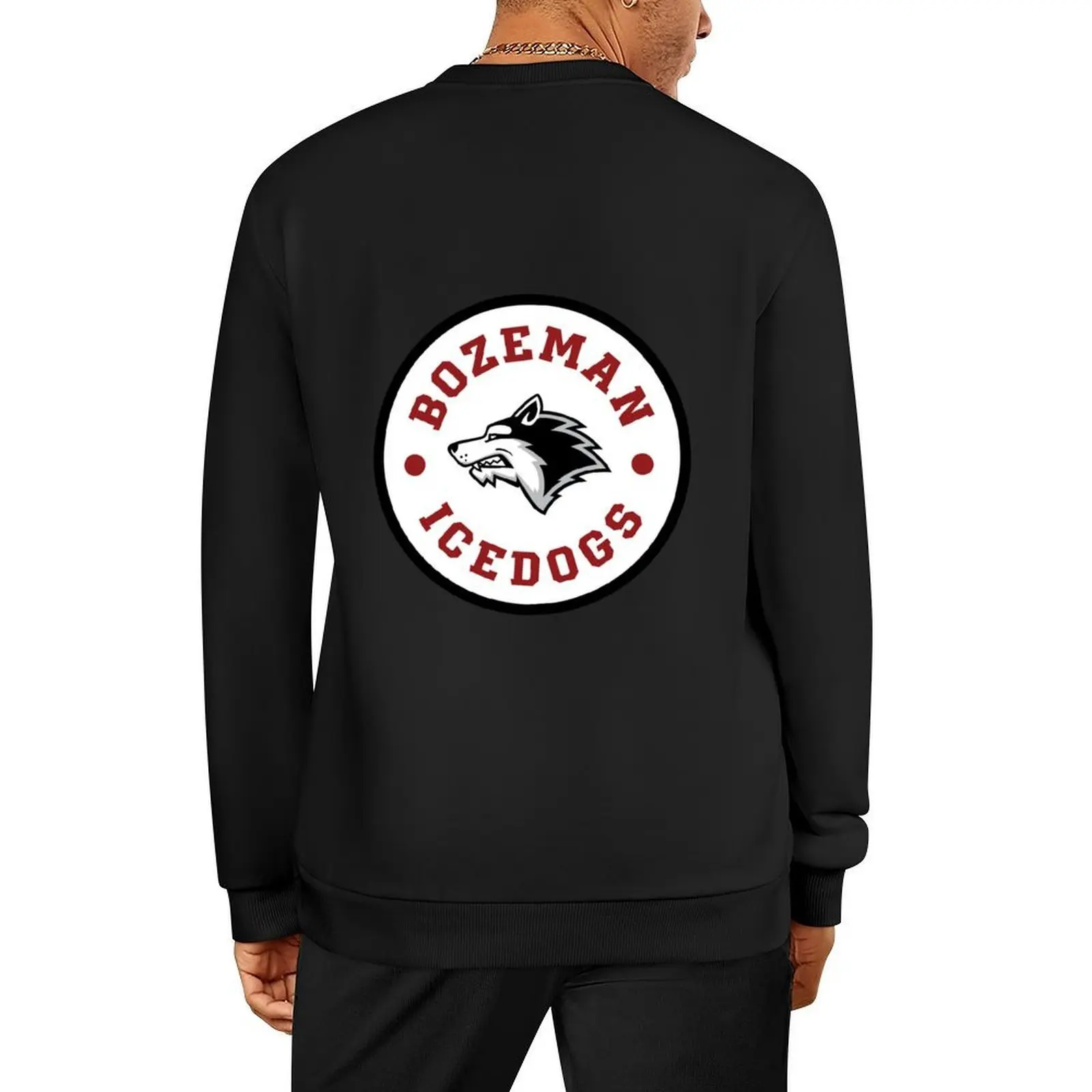 

Bozeman Icedogs Pullover korean style clothes men's sweat-shirt korean autumn clothes anime clothing sweatshirts men