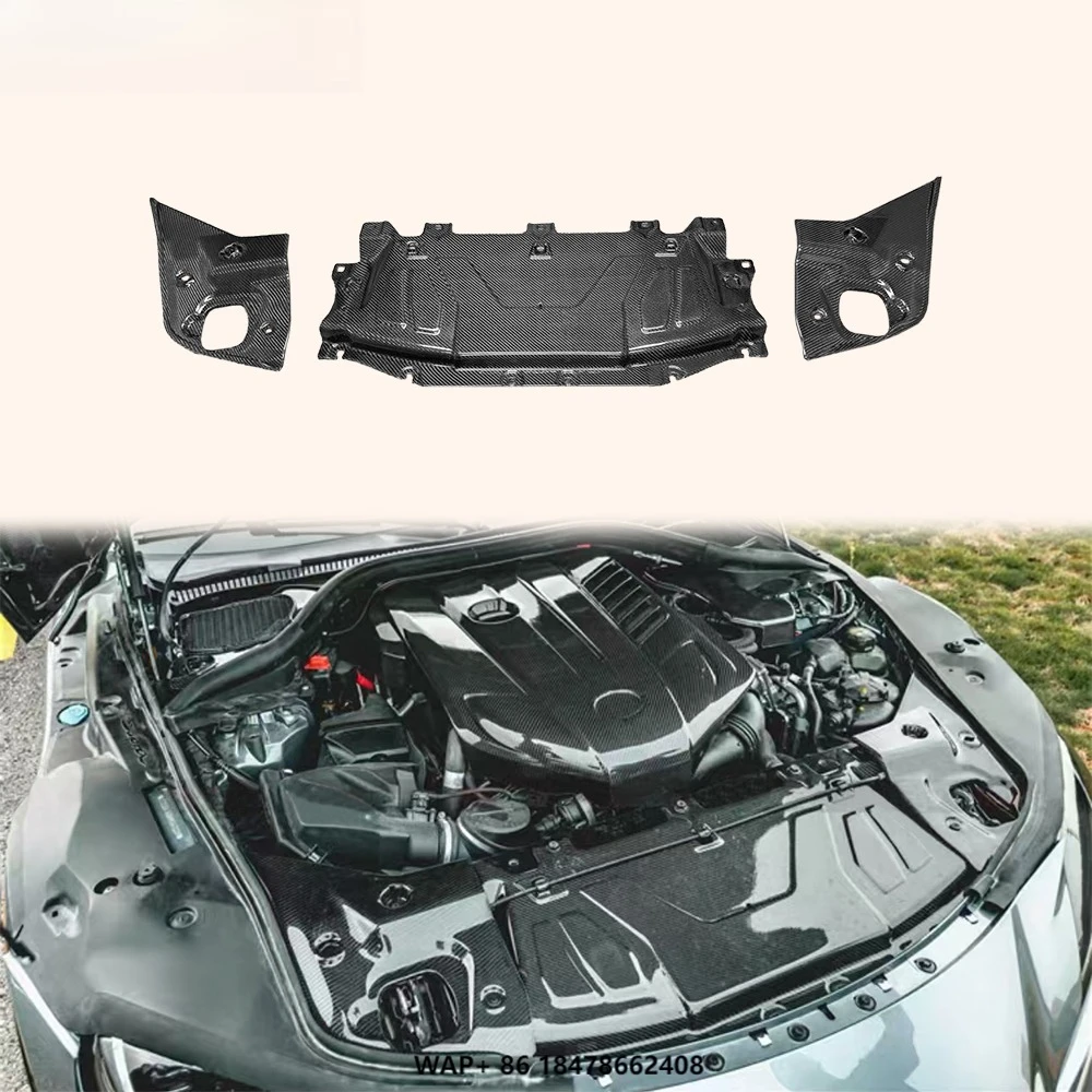 

For Supra MK5 A90 A91 19-24 Carbon Engine Cooling Panel & Side Panel 3pcs